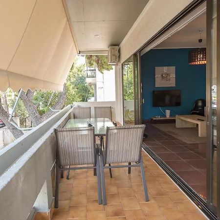 Glyfada Glass-Walled Designed Apt Aten Exteriör bild